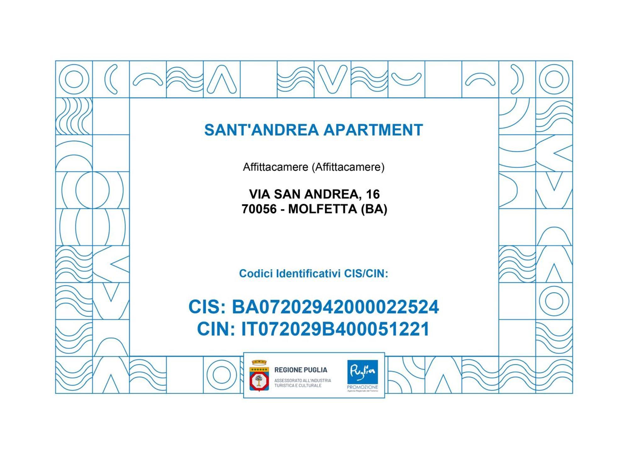Sant'Andrea Apartment Molfetta Ngoại thất bức ảnh